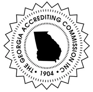 Logo of the Georgia Accrediting commission.